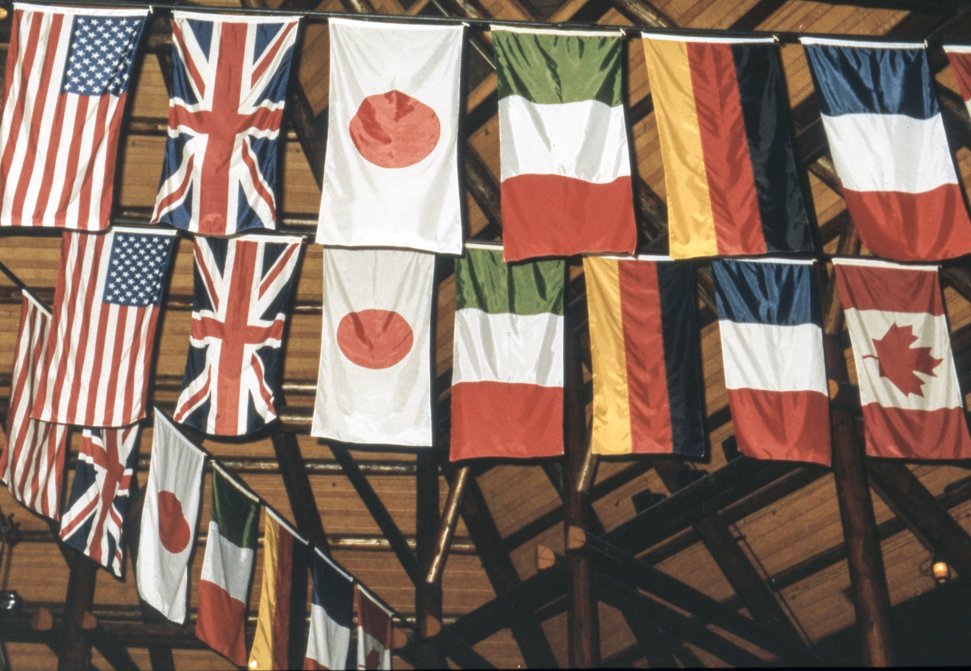 G7 country flags 